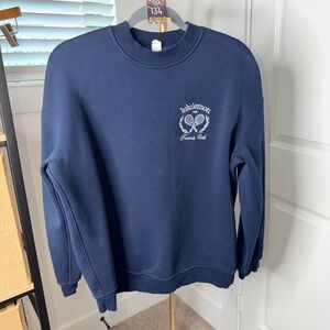 134Lululemon Heavyweight Fleece Pullover *TennisClub
True Navy/White/Firecracker